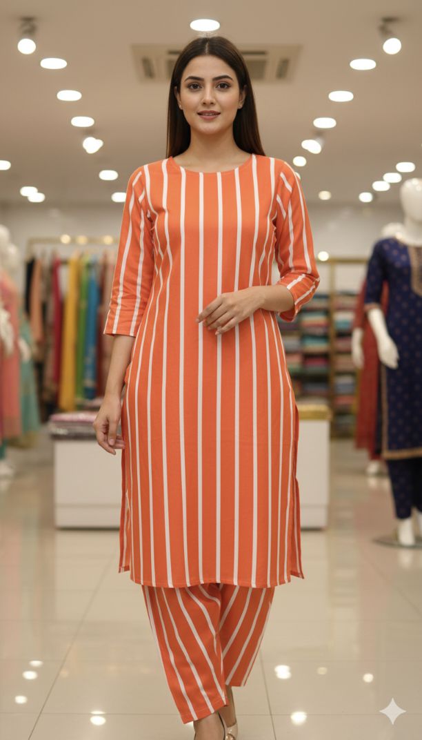 🥳 Big Sale Sale M-77. Rs.1450 Imported Luxury Korean Kotrai Woolen Velvet Same print Shirt & Truzer 2pc