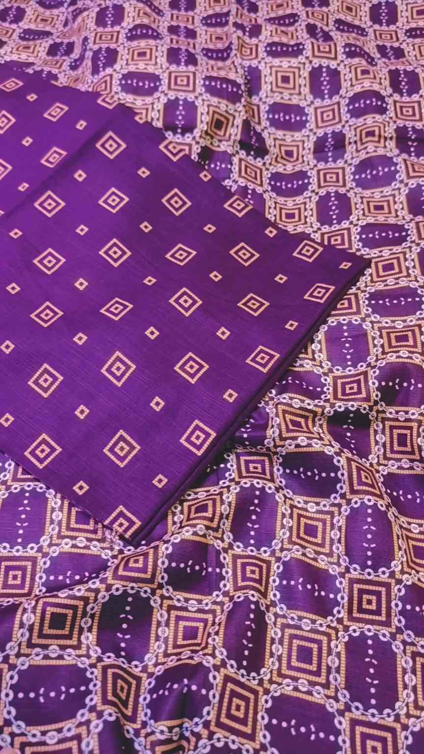 🥳 Sale Sale M-710  Rs.1590 Imported Digital Dorria Soft Khadder Matching print Shirt & Truzer 2pc