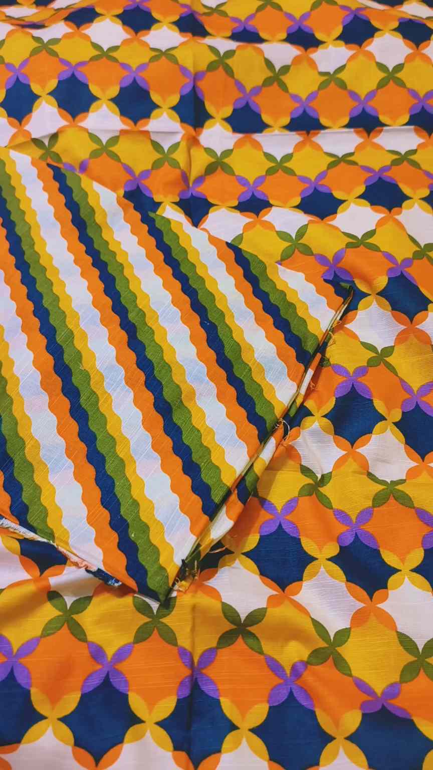 🥳 Sale Sale M-708  Rs.1590 Imported Digital Dorria Soft Khadder Matching print Shirt & Truzer 2pc