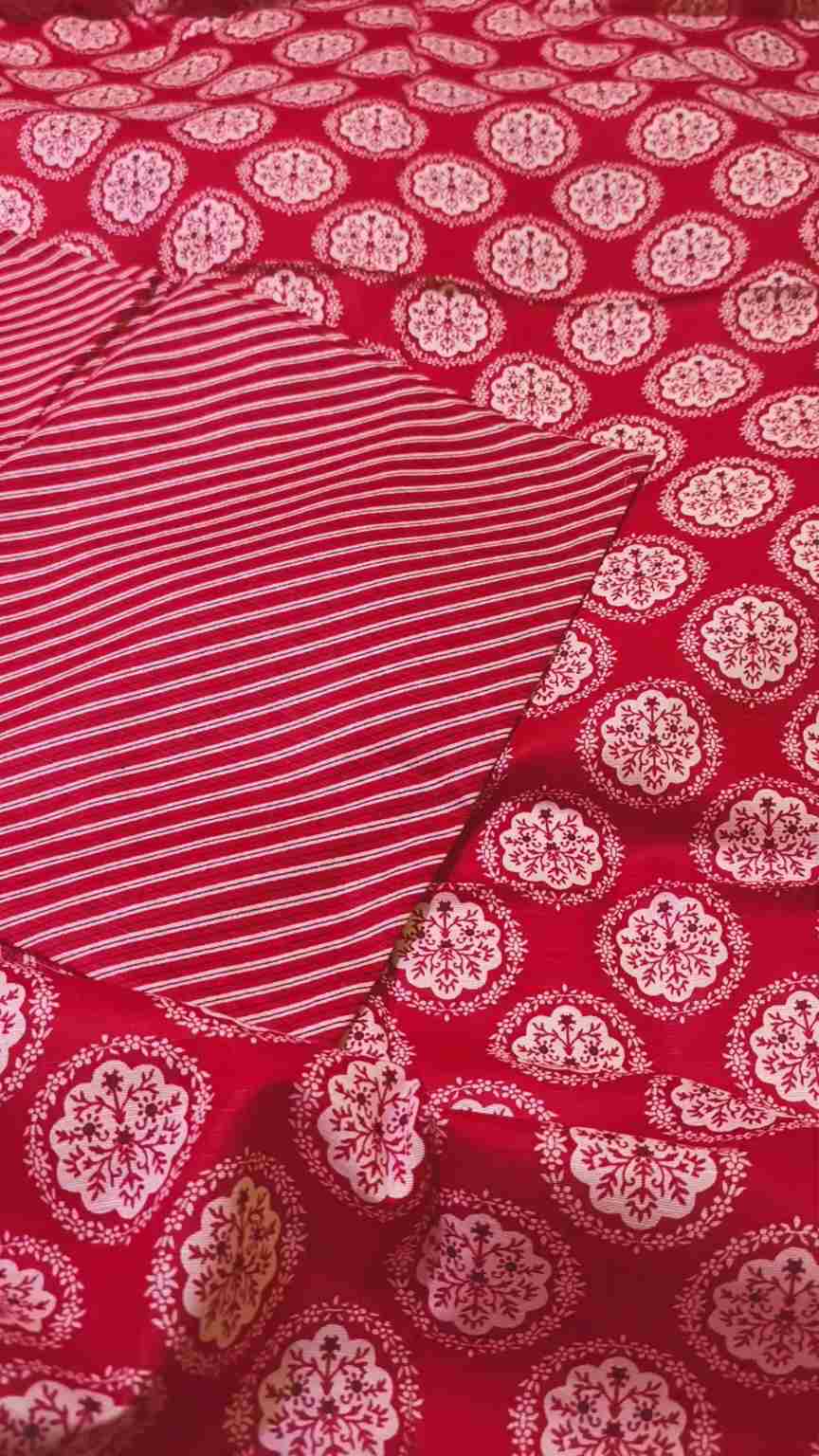 🥳 Sale Sale M-707  Rs.1590 Imported Digital Dorria Soft Khadder Matching print Shirt & Truzer 2pc